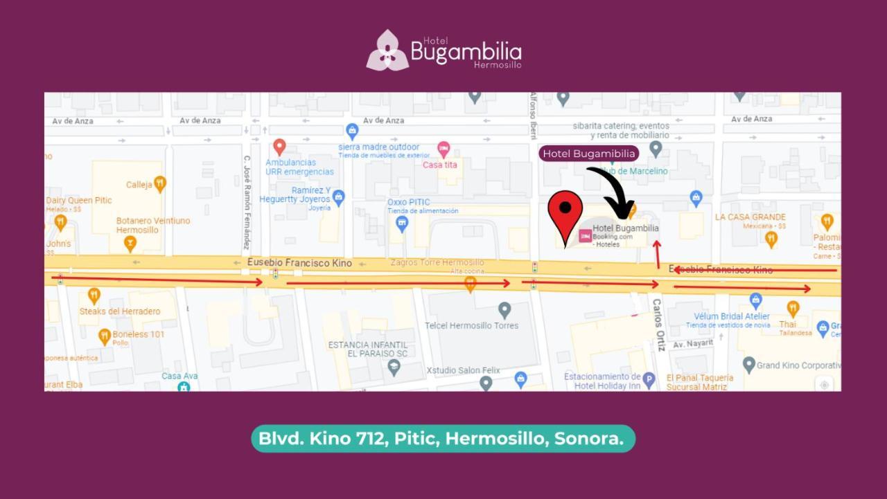 Hotel Bugambilia Hermosillo Eksteriør billede